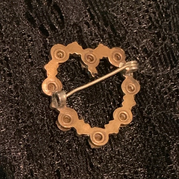 Rare finds. Pair of Antique Paste Rhinestone Victorian Era Pins - Picture 7 of 9